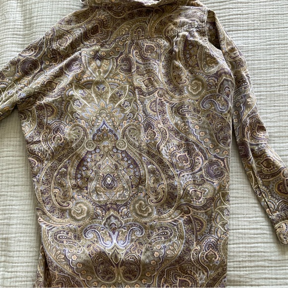 Vintage Paisley Button Up Shirt - Picture 2 of 8